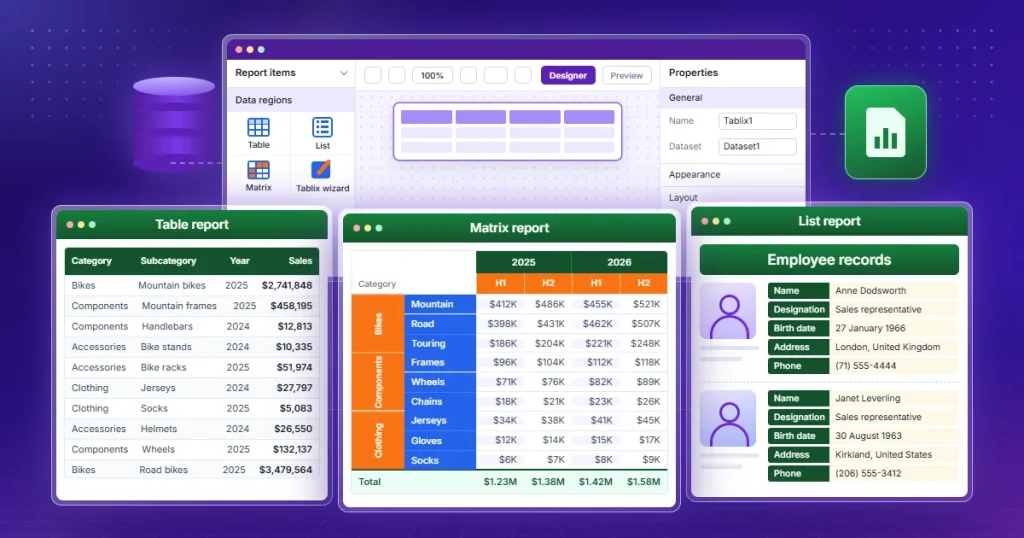 SSRS Tablix Data Region: The Complete Guide