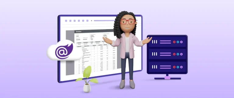 produce invoice reports using a Blazor Server