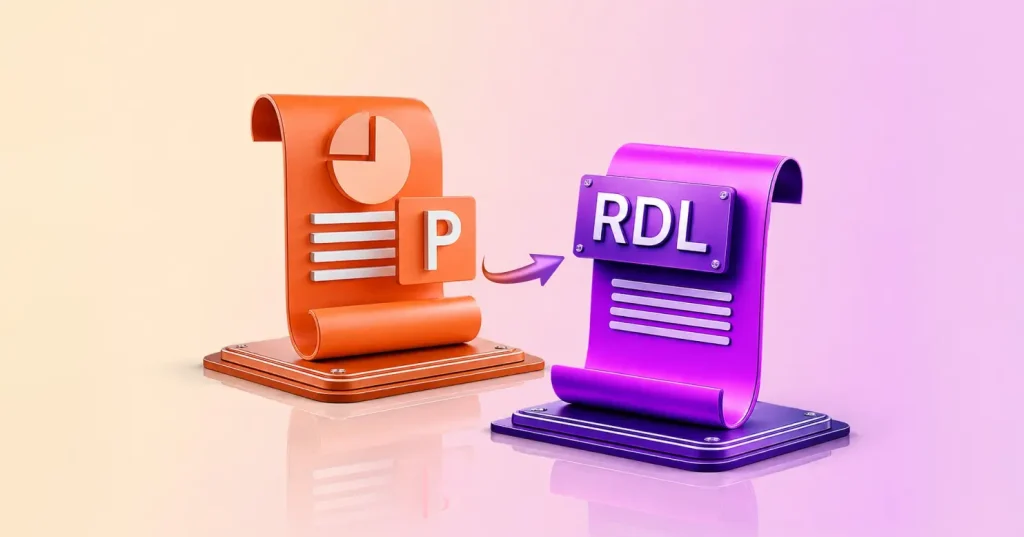 Turn PowerPoint Slides to RDL Reports