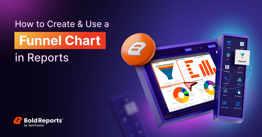 How to Create & Use a Funnel Chart in Reports | Bold Reports
