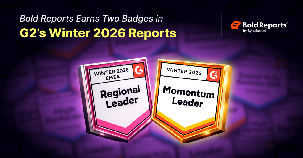 Bold Reports Earns Two Badges in G2’s Winter 2026 Reports
