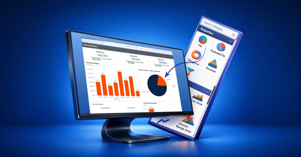 How to Visualize Data Using a Pie Chart in Reports