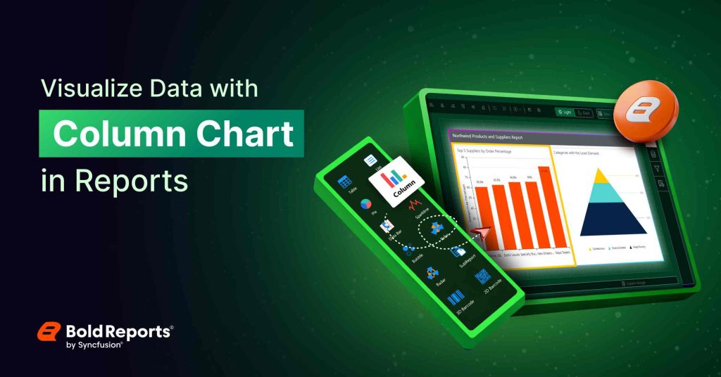 Visualize Data with Column Chart in Reports | Bold Reports
