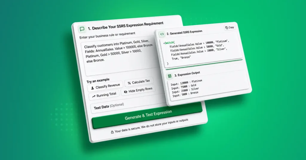 Free AI-Powered SSRS Expression Builder: A Complete Guide