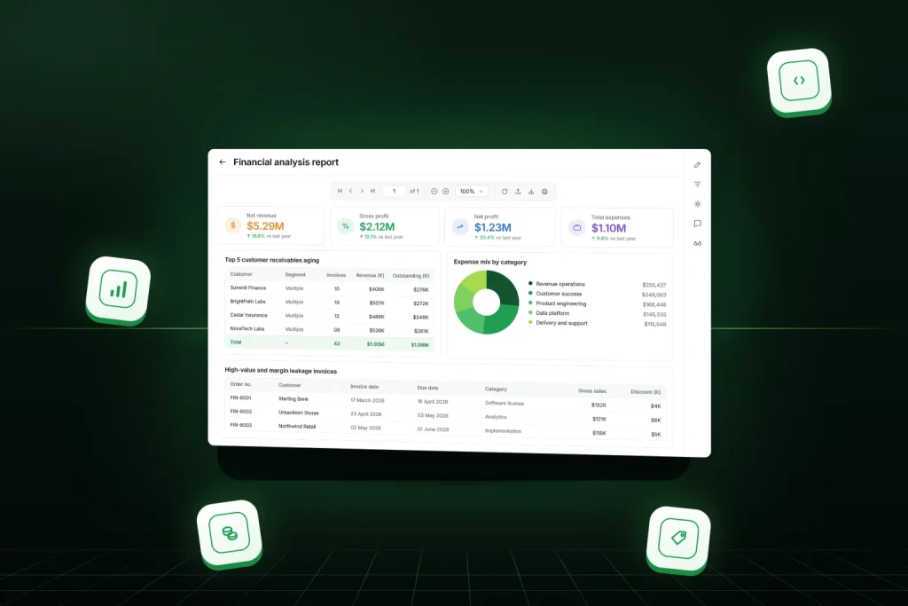 How to build effective financial reporting into your apps