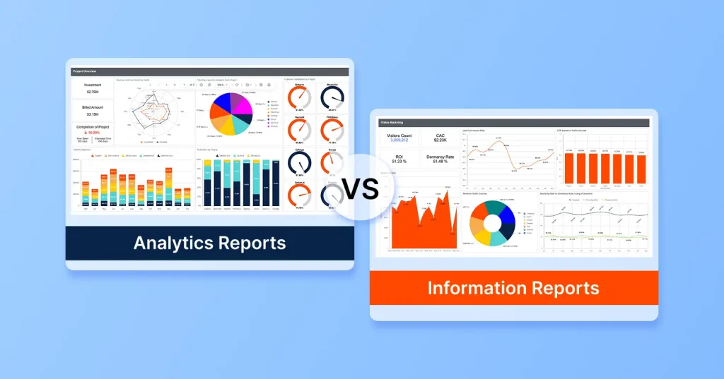 Analytics Reports vs. Information Reports: Key Differences